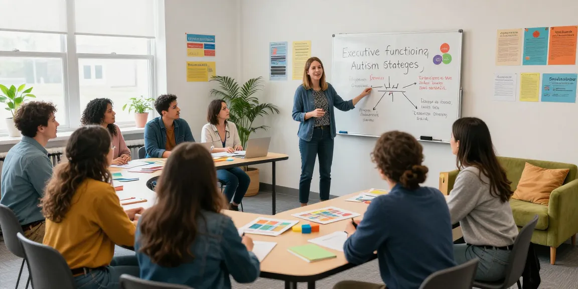 Empowering educators and parents in a workshop on Executive functioning autism strategies.